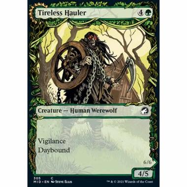 Tireless Hauler // Dire-Strain Brawler - Portatore Instancabile // Lottatore della Stirpe Funesta - [XMID] [NM] [Foil]