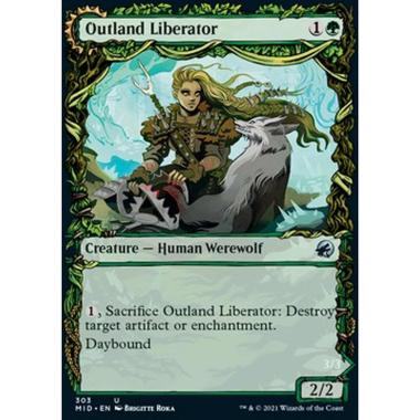 Outland Liberator // Frenzied Trapbreaker - Liberatrice delle Zone di Confine // Rompitrappole Frenetica - [XMID] [NM]