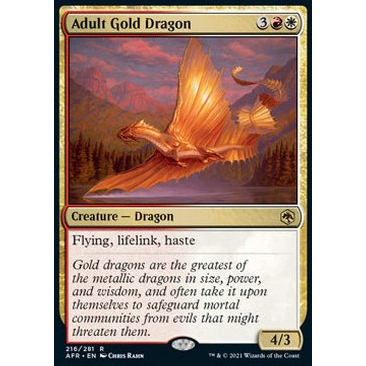 Adult Gold Dragon - Drago d'Oro Adulto - [AFR] [NM]