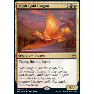 Adult Gold Dragon - Drago d'Oro Adulto - [AFR] [NM]
