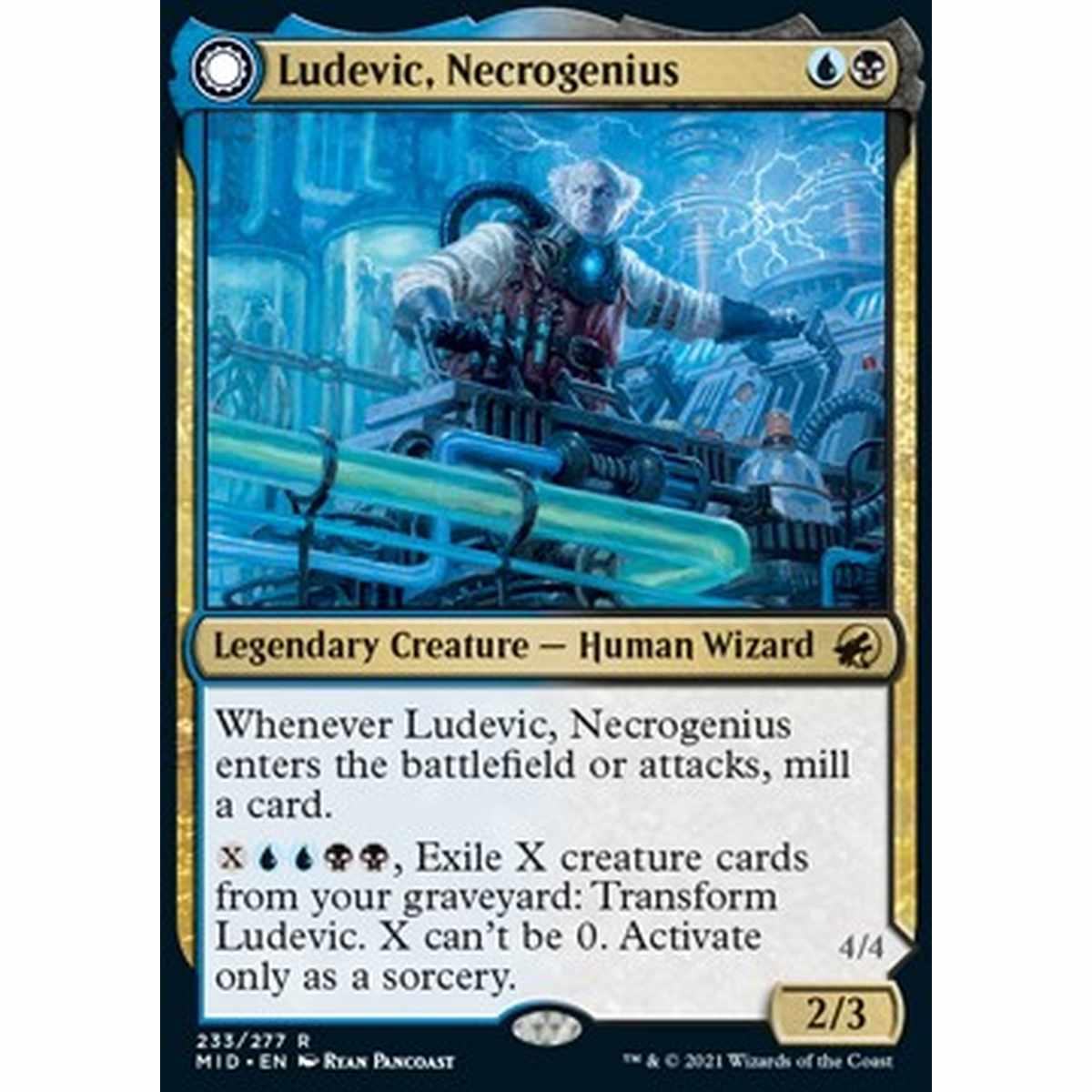 Ludevic, Necrogenius // Olag, Ludevic's Hubris - Ludevic, Necrogenio // Olag, Superbia di Ludevic - [MID] [NM]