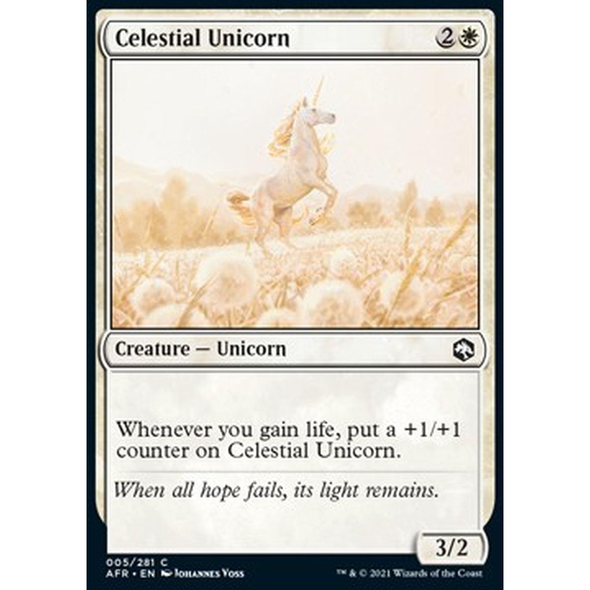 Celestial Unicorn - Unicorno Celestiale - [AFR] [NM] [Foil]