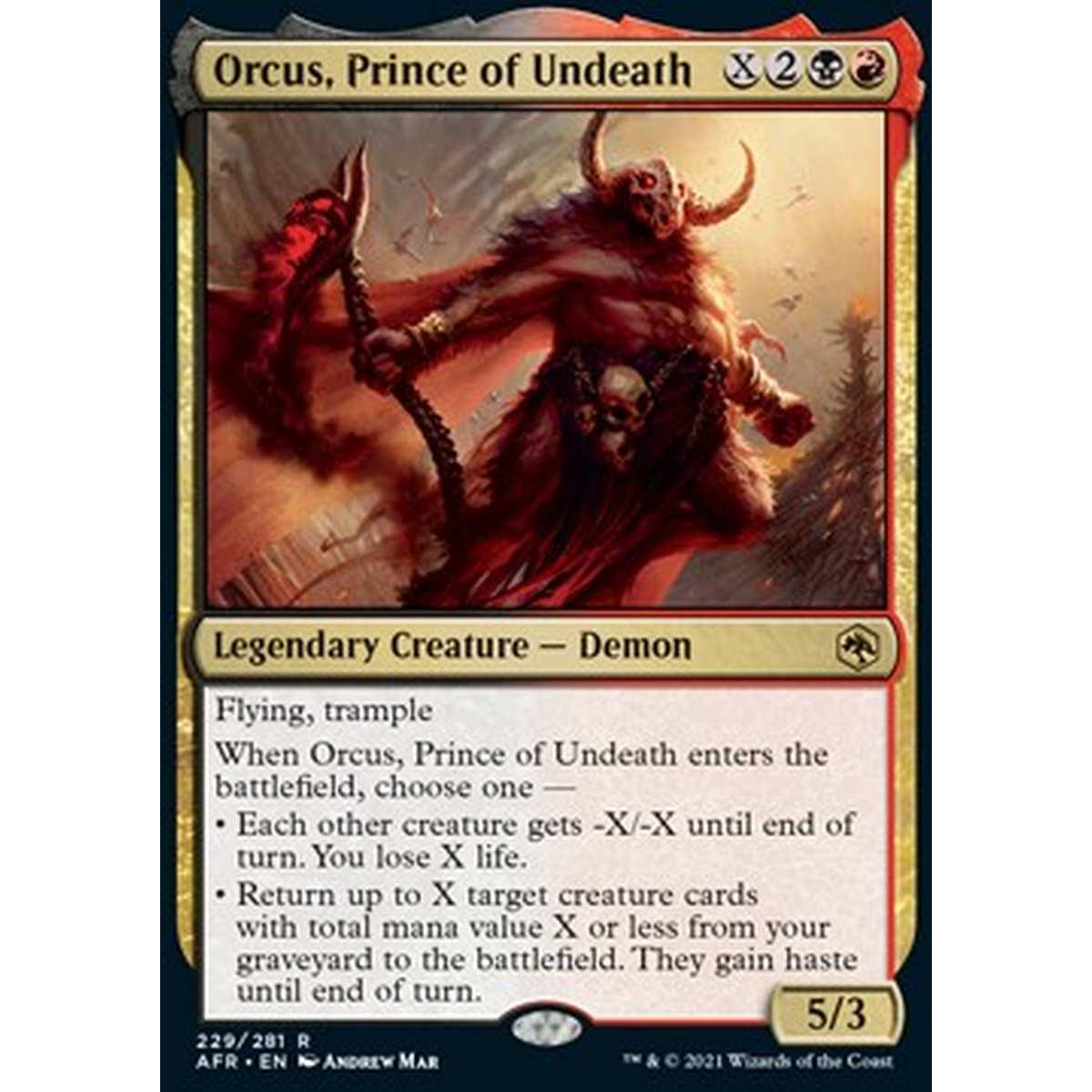 Orcus, Prince of Undeath - Orcus, Principe della Non Morte - [AFR] [NM]