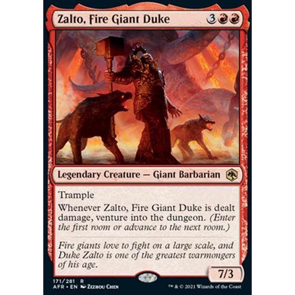 Zalto, Fire Giant Duke - Zalto, Duca dei Giganti del Fuoco - [AFR] [NM]