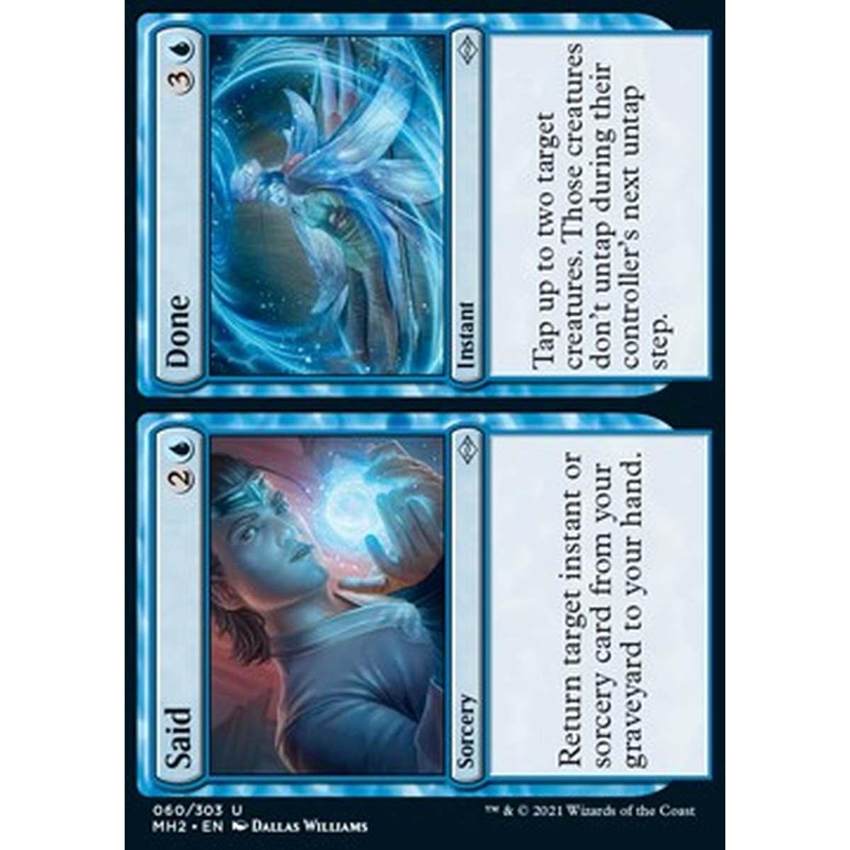 Said // Done - Said // Done - [MH2] [NM] [Foil]