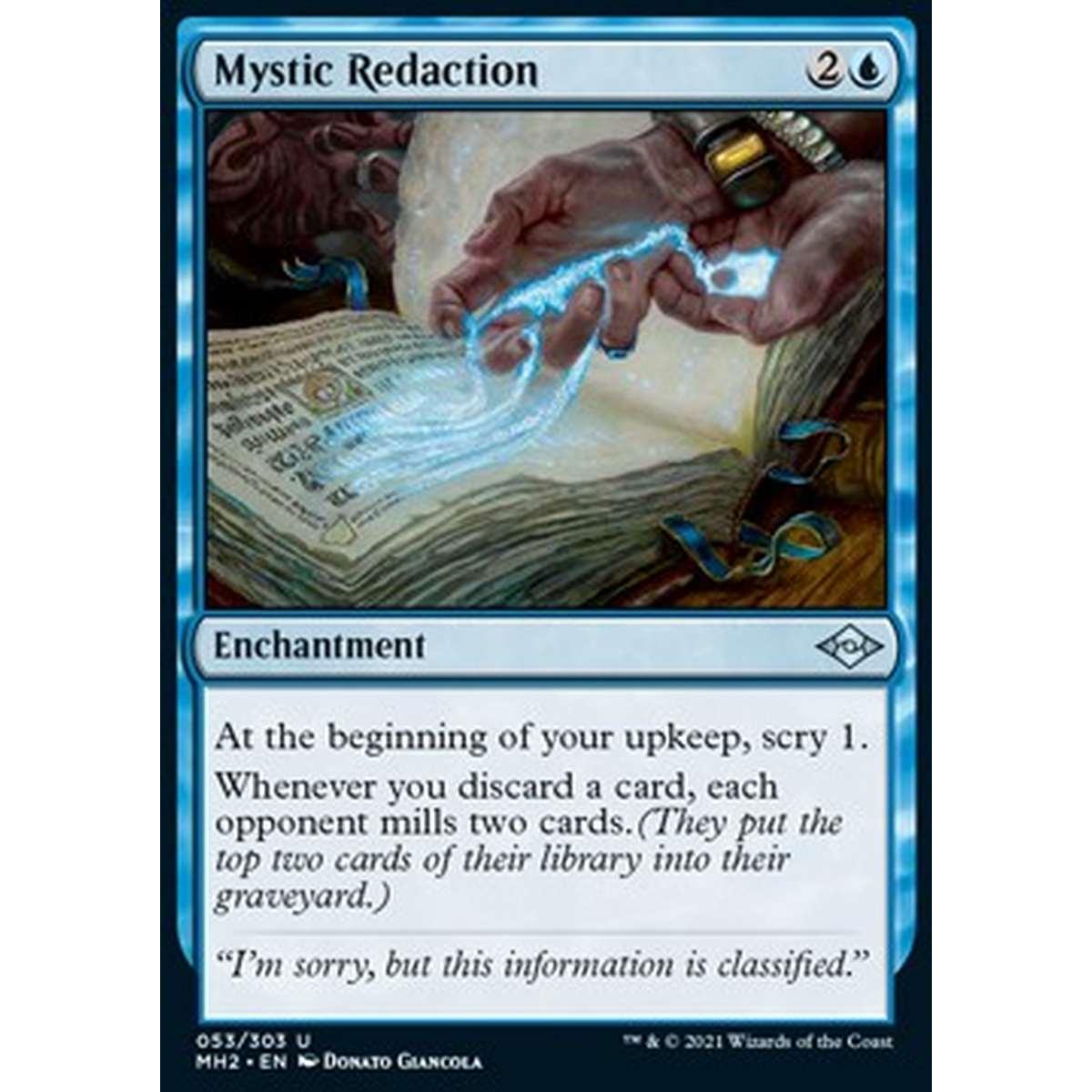 Mystic Redaction - Mystic Redaction - [MH2] [NM] [Foil]