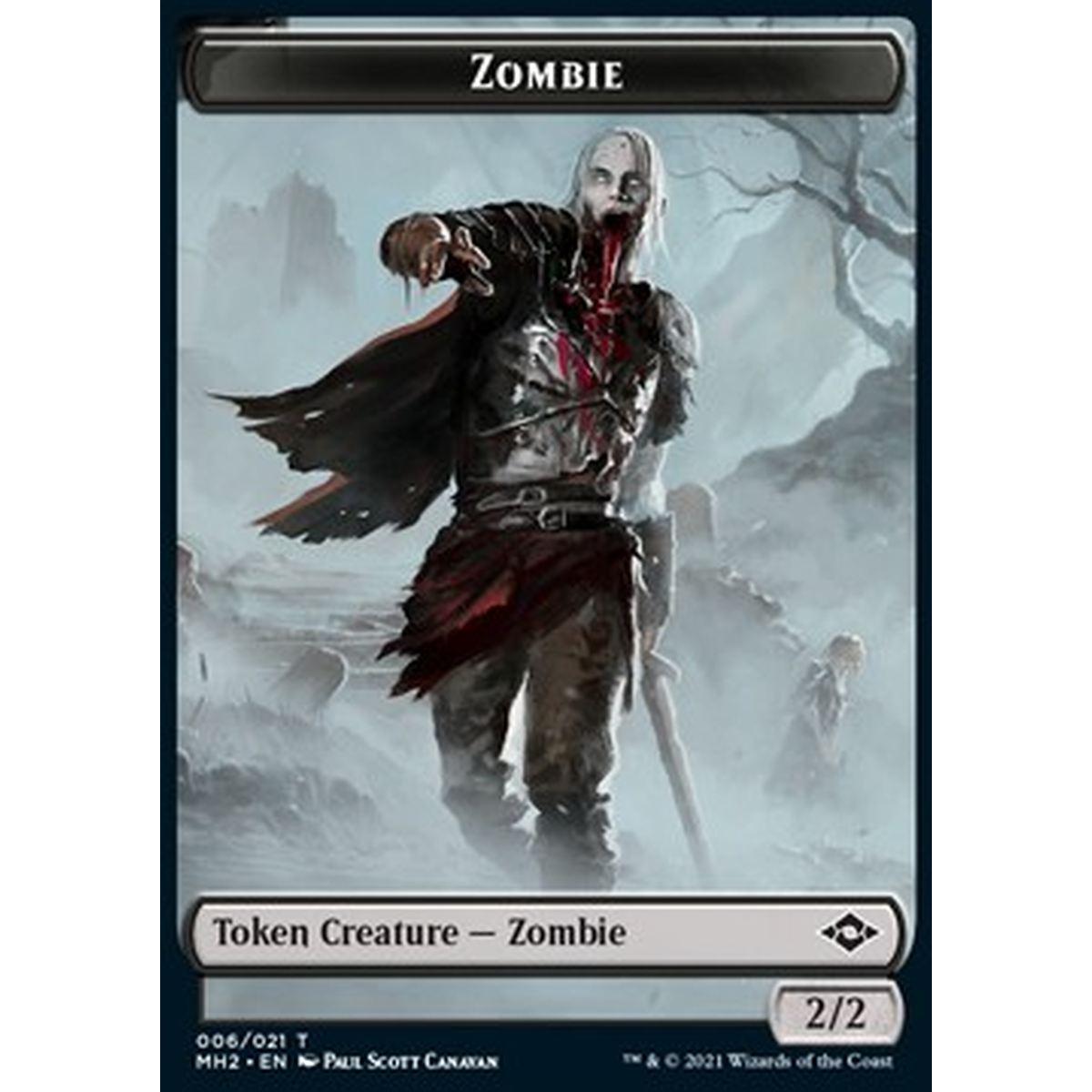 Zombie Token (B 2/2) // Treasure Token (V.2) - Zombie Token (B 2/2) // Treasure Token (V.2) - [XMH2] [NM] [Foil]
