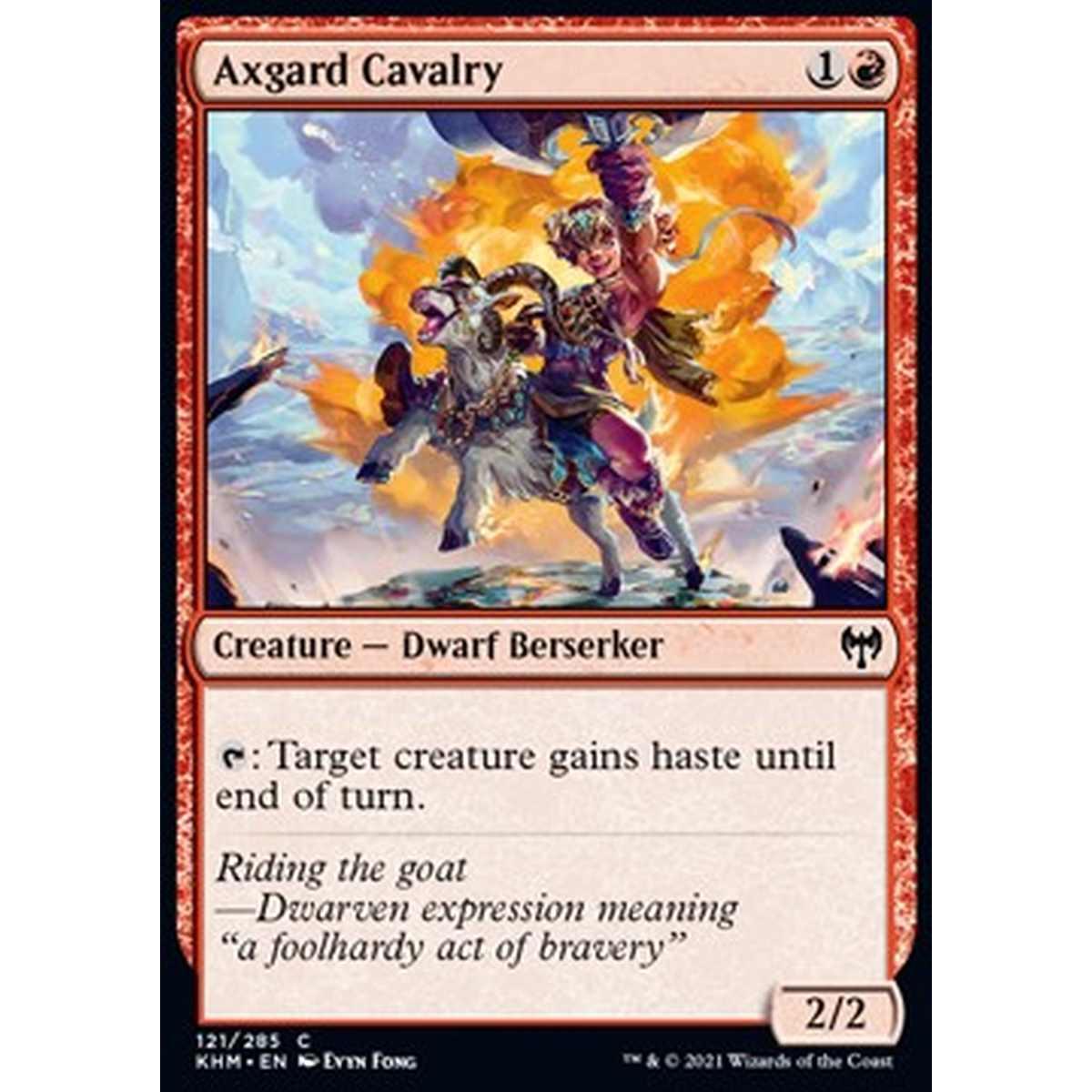 Axgard Cavalry - Axgard Cavalry - [KHM] [NM] [Foil]
