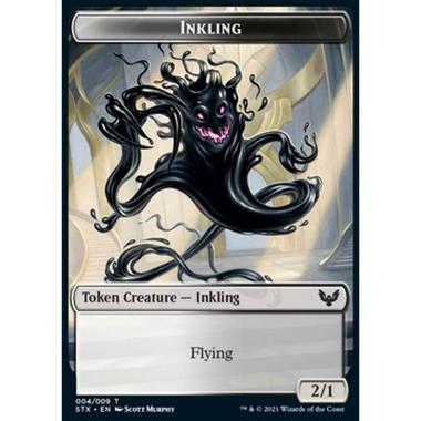 Inkling Token (WB 2/1) // Spirit Token (RW 3/2) - Inkling Token (WB 2/1) // Spirit Token (RW 3/2) - [XSTX] [NM] [Foil]