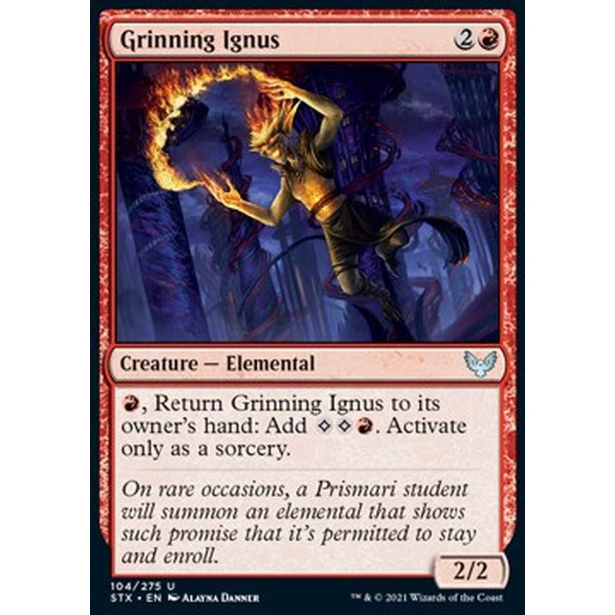 Grinning Ignus - Ignea Ghignante - [STX] [NM] [Foil]