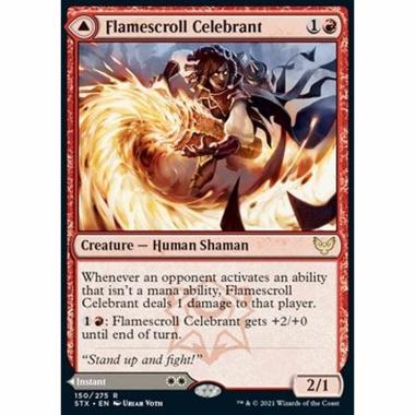 Flamescroll Celebrant // Revel in Silence - Celebrante Fiammarcana // Immergersi nel Silenzio - [STX] [NM]