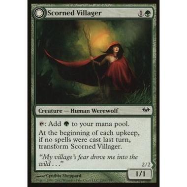 Scorned Villager / Moonscarred Werewolf - Disdegnata dal Villaggio / Mannara Sfregiata dalla Luna - [DKA] [NM] [Foil]