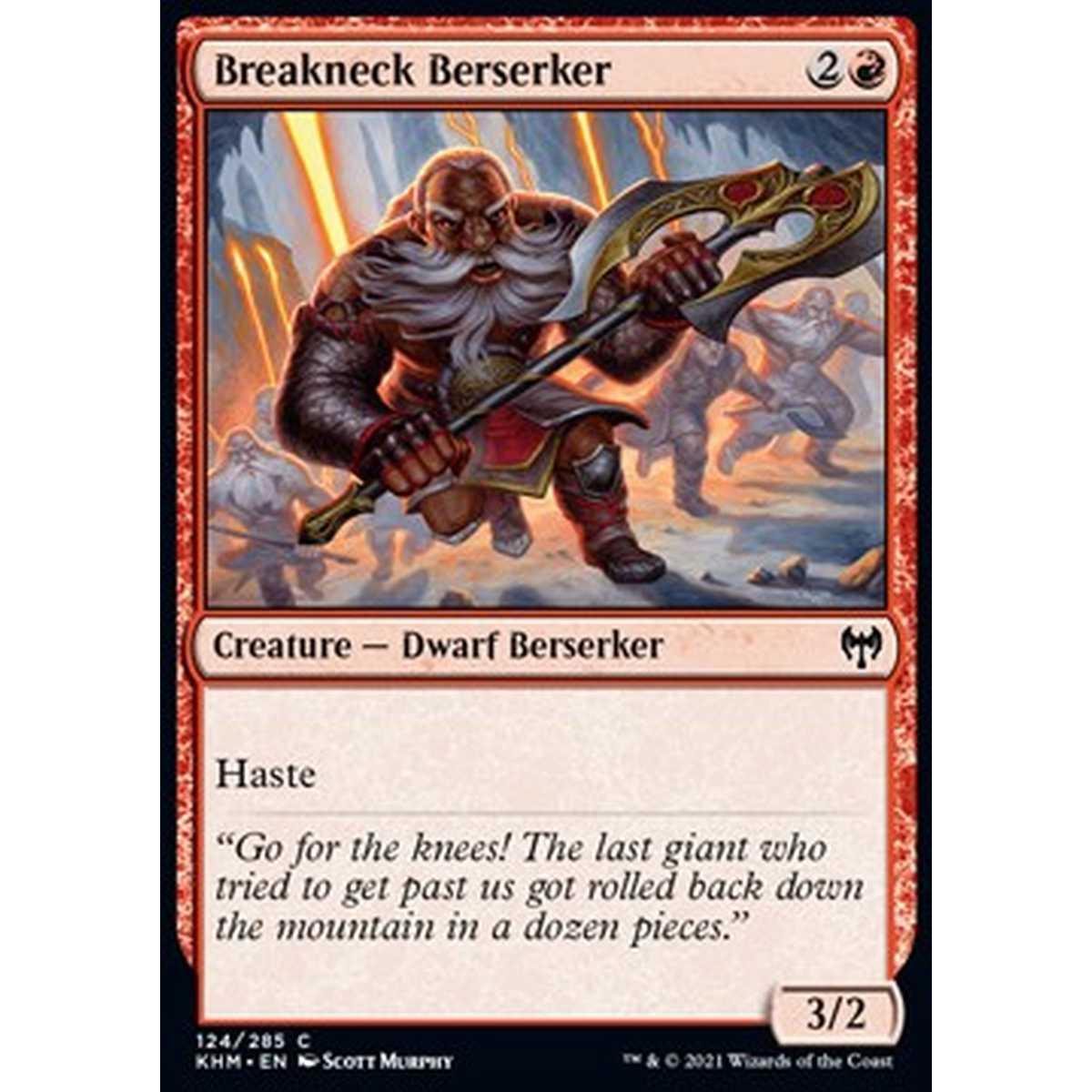 Breakneck Berserker - Berserker Spezzacolli - [KHM] [NM] [Foil]