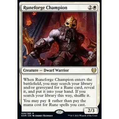 Runeforge Champion - Campione Forgiarune - [KHM] [NM]