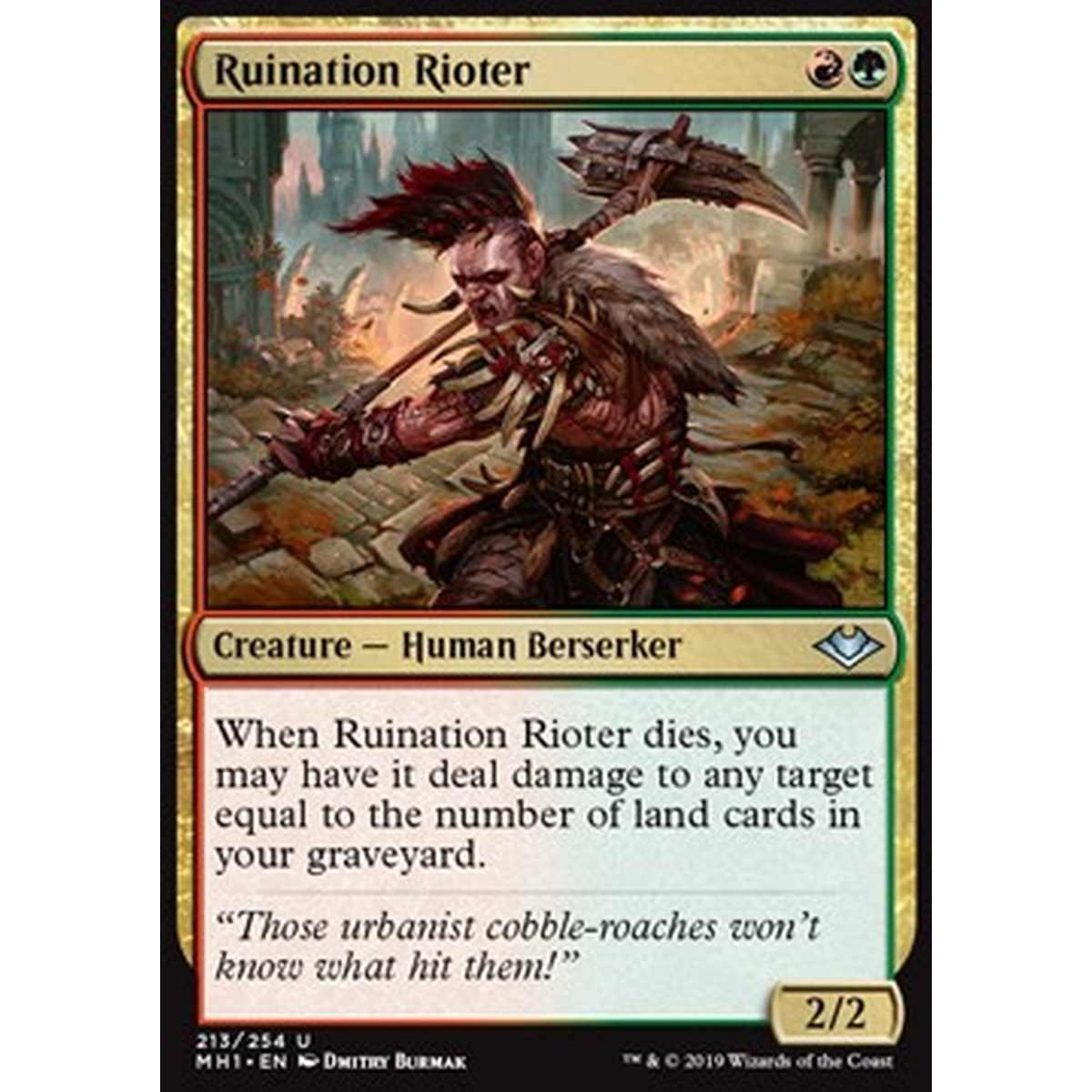 Ruination Rioter - Ruination Rioter - [MH1] [NM] [Foil]