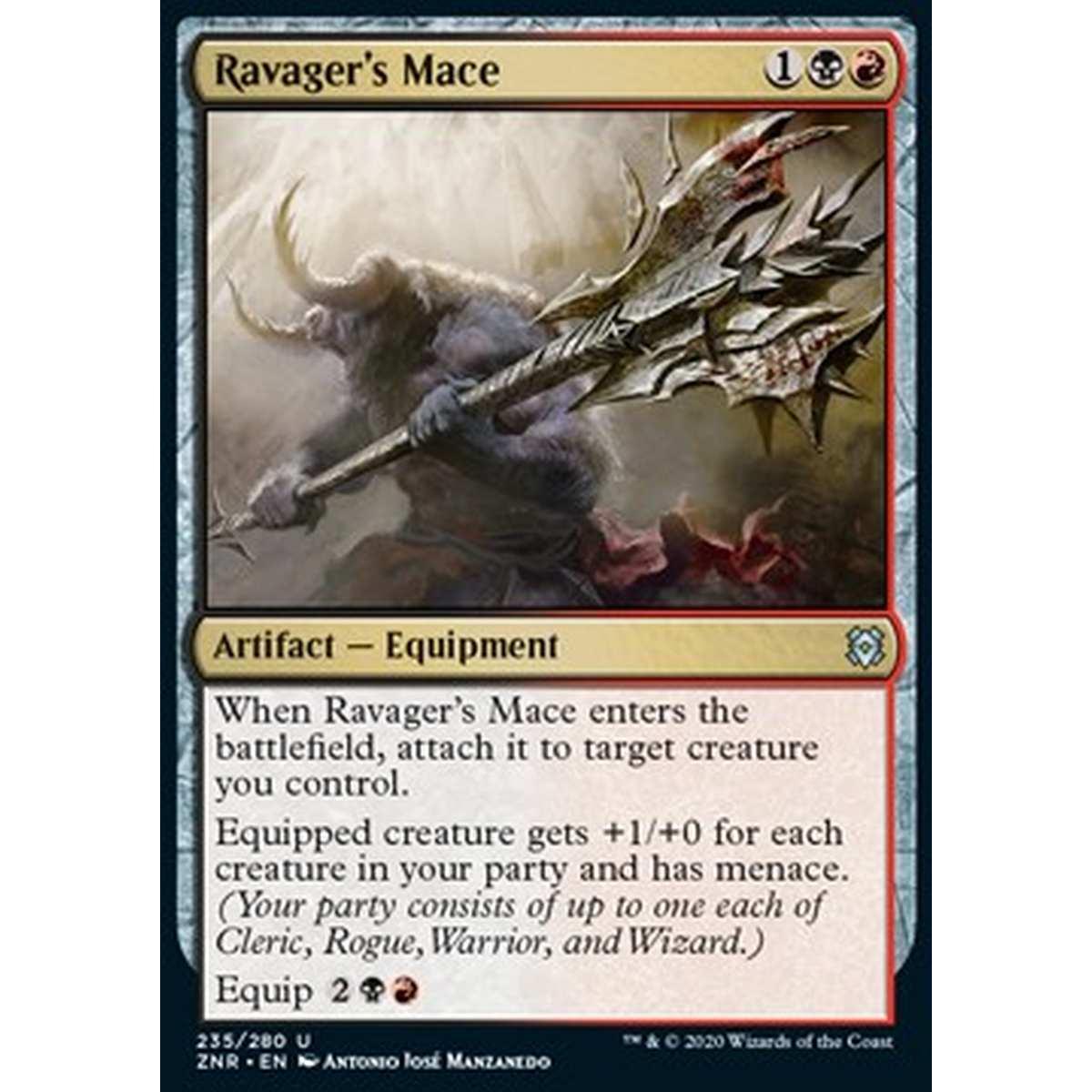 Ravager's Mace - Mazza del Predatore - [ZNR] [NM] [Foil]