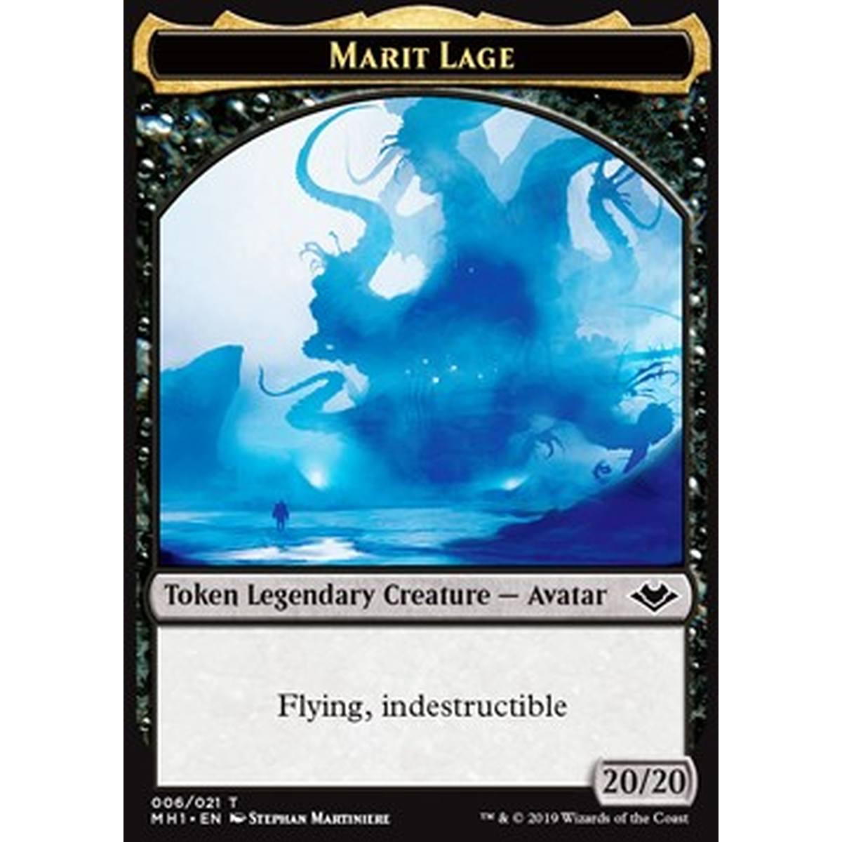 Marit Lage Token (B 20/20) // Zombie Token (B 2/2) - Marit Lage Token (B 20/20) // Zombie Token (B 2/2) - [MH1] [NM]