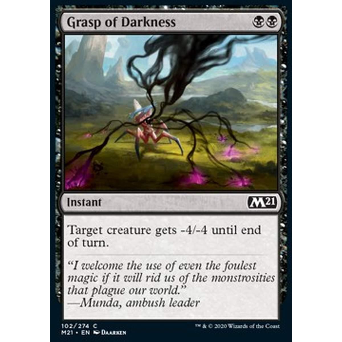 Grasp of Darkness - Morsa dell'OscuritÃ - [M21] [NM] [Foil]