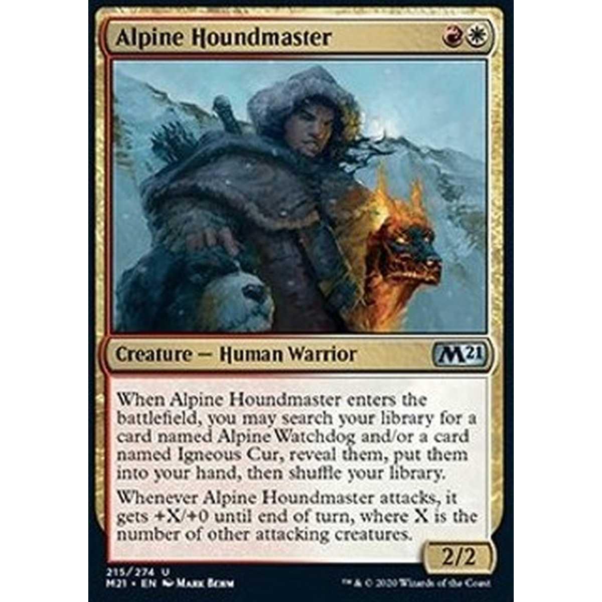 Alpine Houndmaster - Signore dei Segugi Alpestre - [M21] [NM] [Foil]