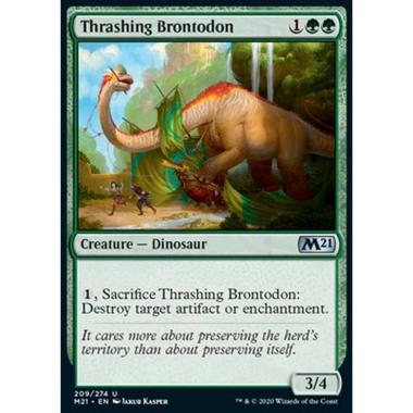 Thrashing Brontodon - Brontodonte Devastatore - [M21] [NM] [Foil]
