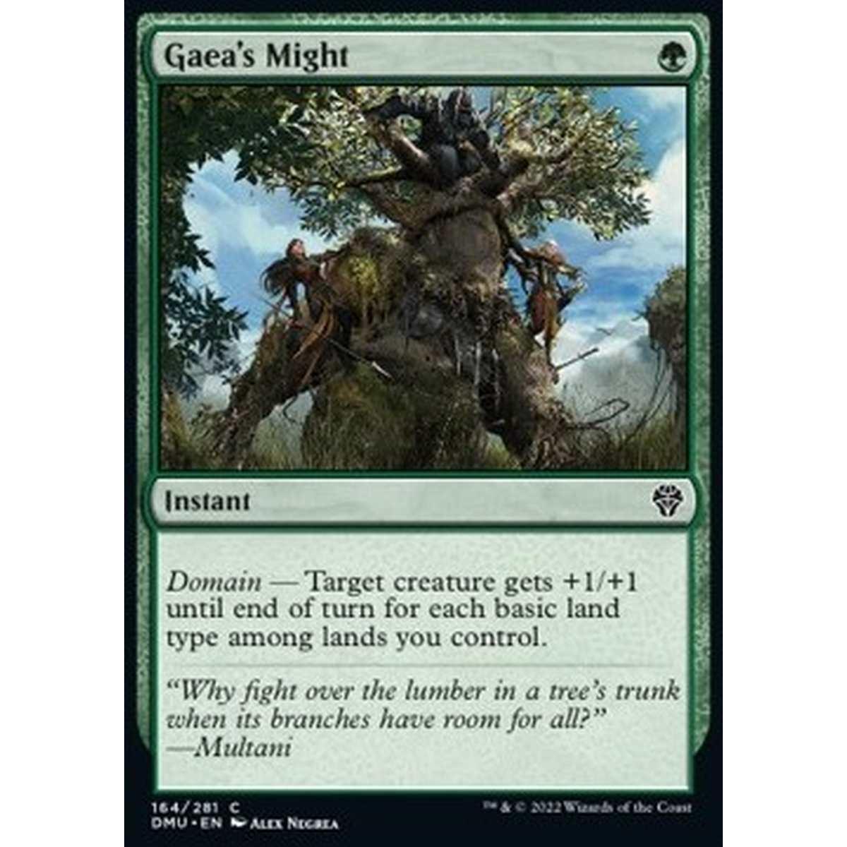 Gaea's Might - Potenza di Gea - [DMU] [NM]