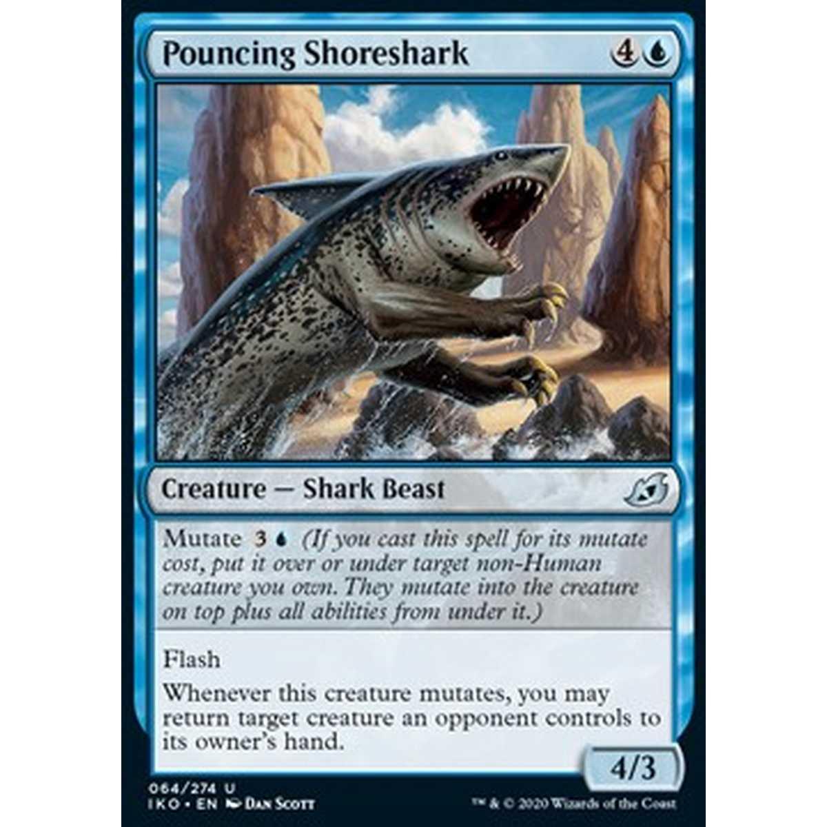 Pouncing Shoreshark - Geosqualo Scattante - [IKO] [NM] [Foil]
