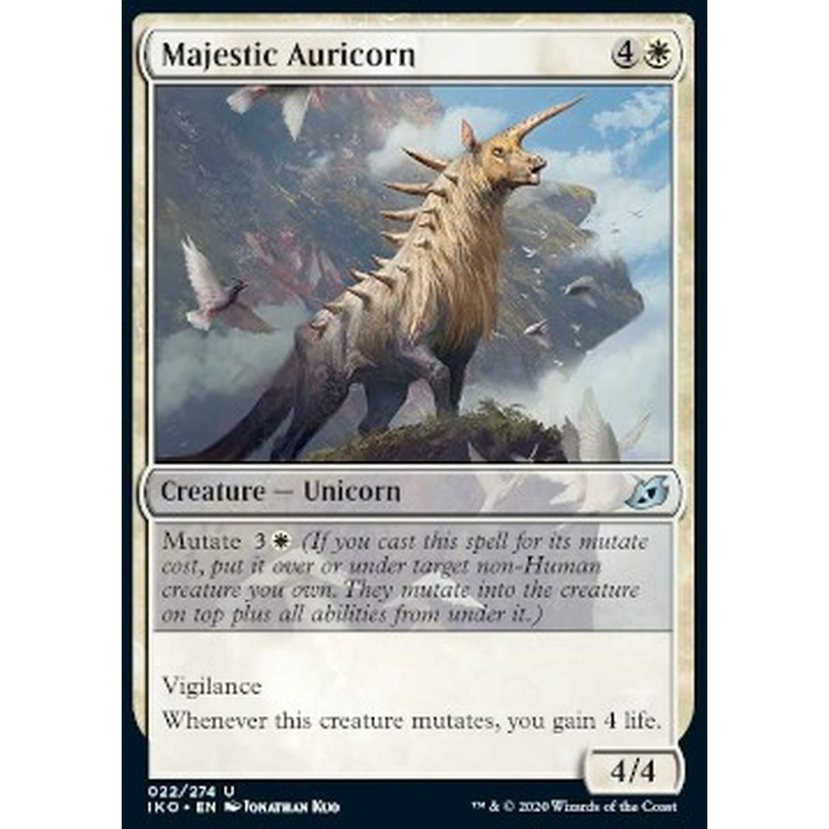 Majestic Auricorn - Auricorno Maestoso - [IKO] [NM] [Foil]