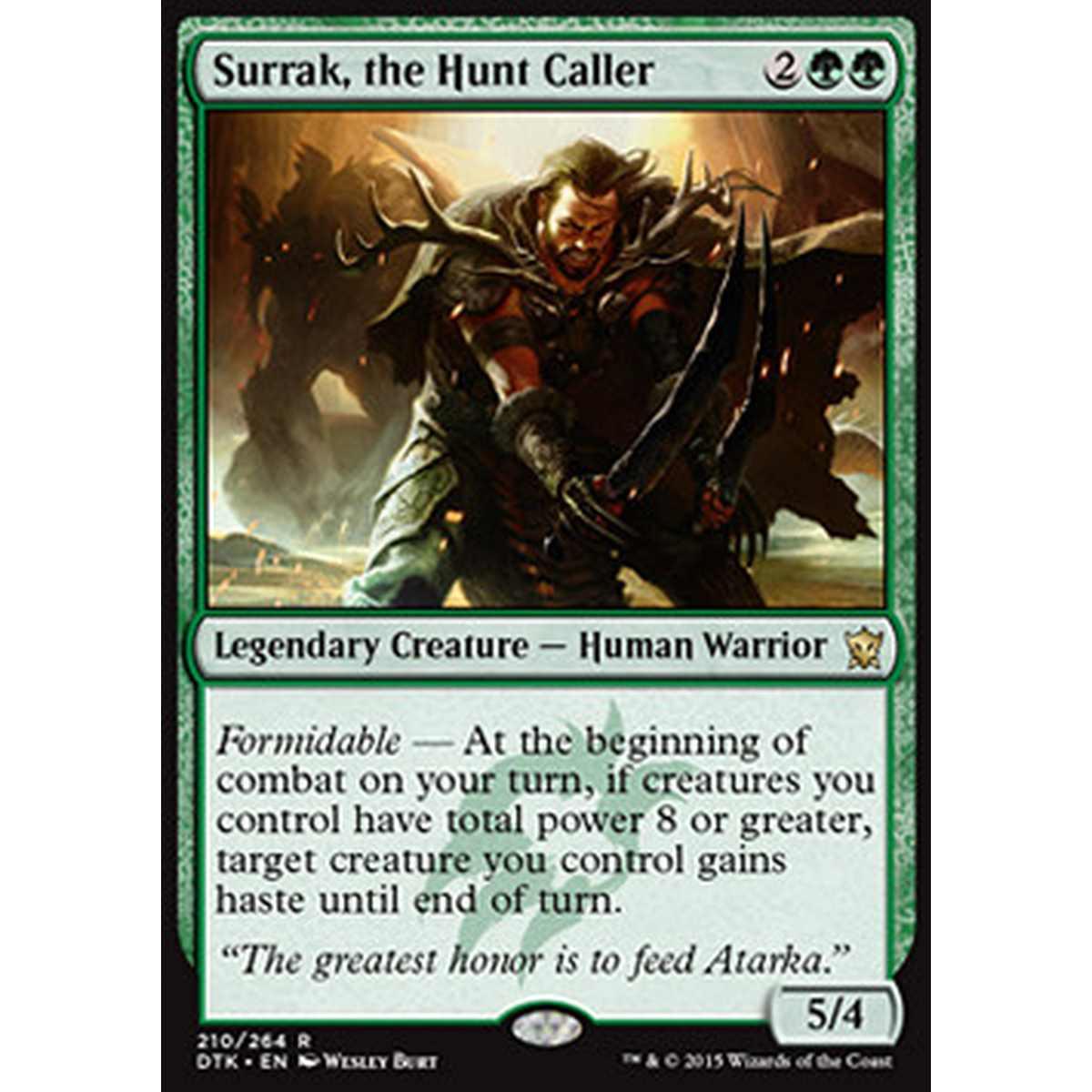 Surrak, the Hunt Caller - Surrak, il Convocatore di Caccia - [DTK] [NM]