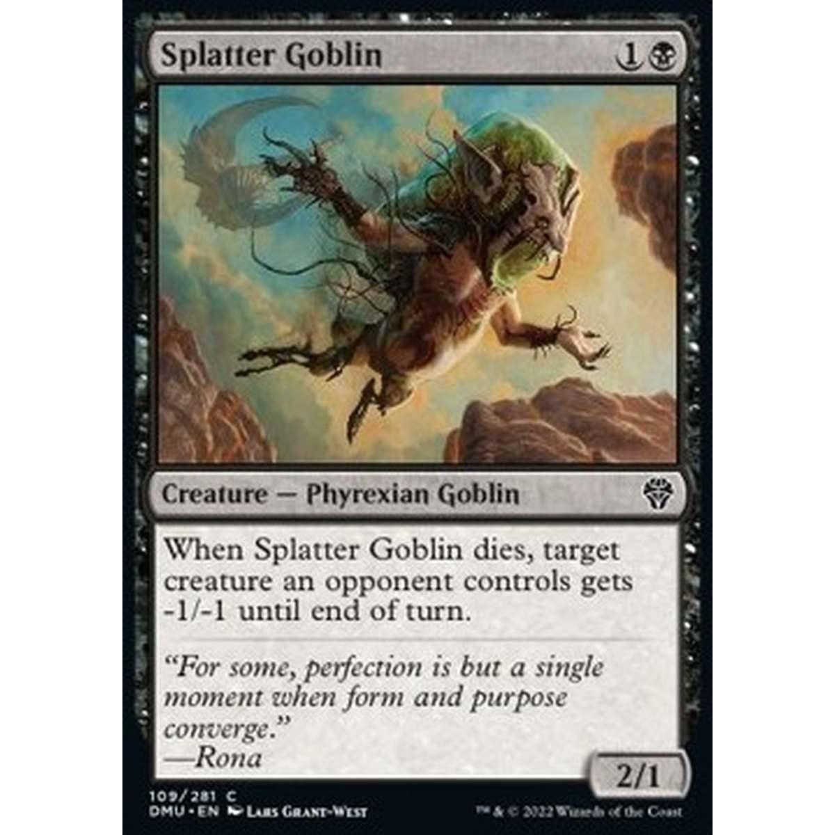 Splatter Goblin - Goblin da Sfracello - [DMU] [NM]