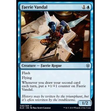 Faerie Vandal - Spiritello Vandalo - [ELD] [NM] [Foil]