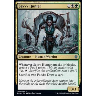 Savvy Hunter - Cacciatrice Esperta - [ELD] [NM] [Foil]