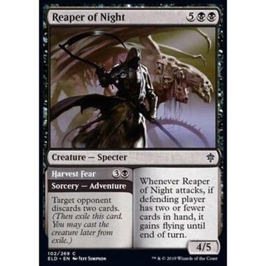 Reaper of Night // Harvest Fear - Mietitore della Notte // Raccogliere la Paura - [ELD] [NM] [Foil]