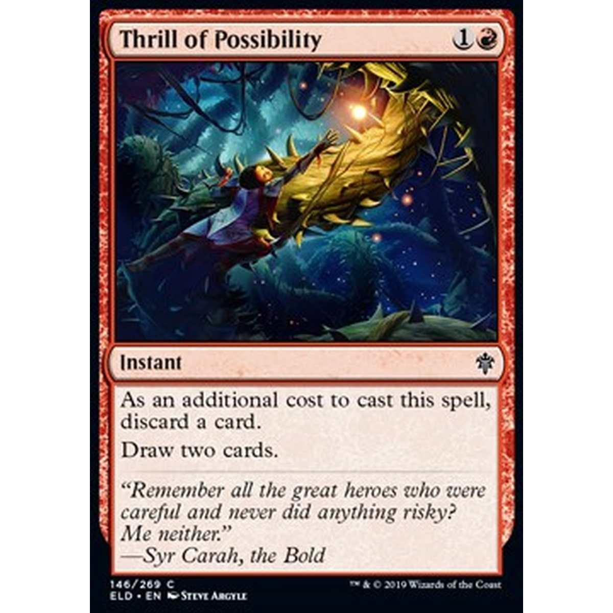 Thrill of Possibility - Brivido della PossibilitÃ - [ELD] [NM] [Foil]