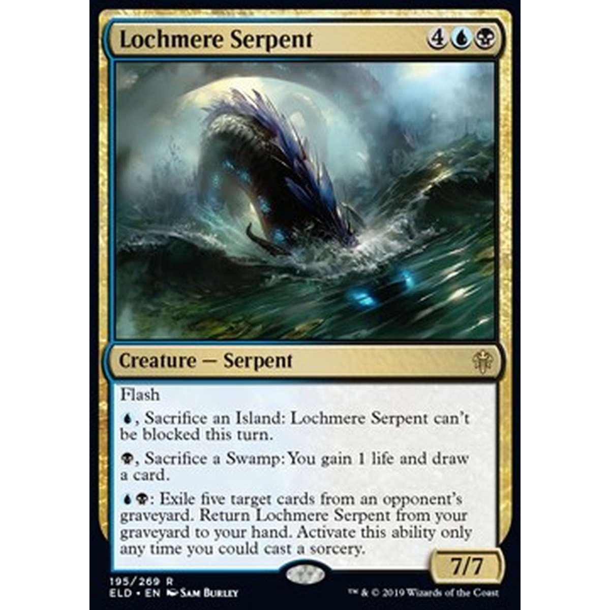 Lochmere Serpent - Serpe del Lochmere - [ELD] [NM]