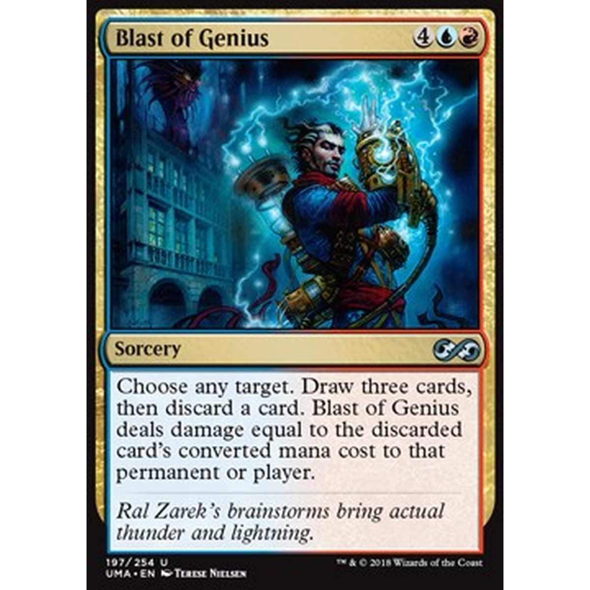 Blast of Genius - Blast of Genius - [UMA] [NM] [Foil]
