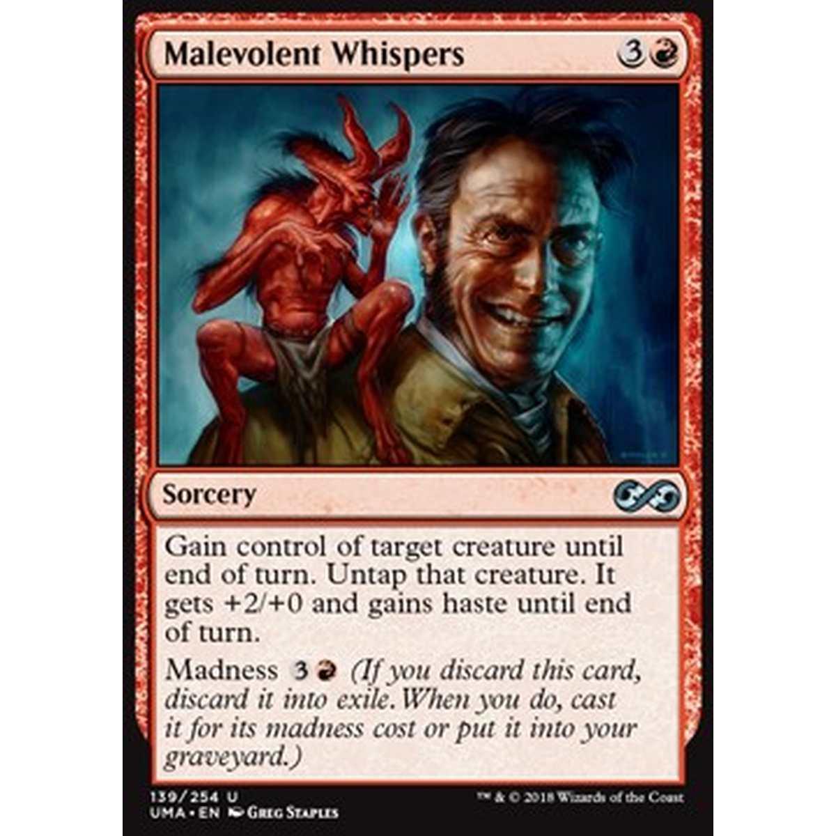 Malevolent Whispers - Malevolent Whispers - [UMA] [NM] [Foil]