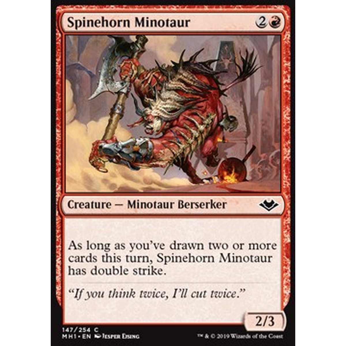 Spinehorn Minotaur - Spinehorn Minotaur - [MH1] [NM] [Foil]