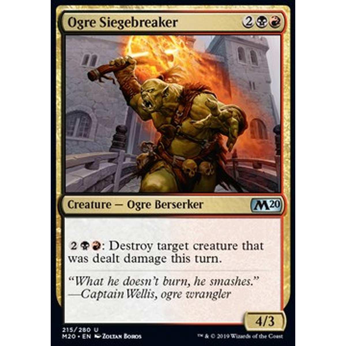 Ogre Siegebreaker - Ogre Sfondatore - [M20] [NM] [Foil]