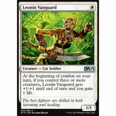 Leonin Vanguard - Leonin Vanguard - [M19] [NM] [Foil]