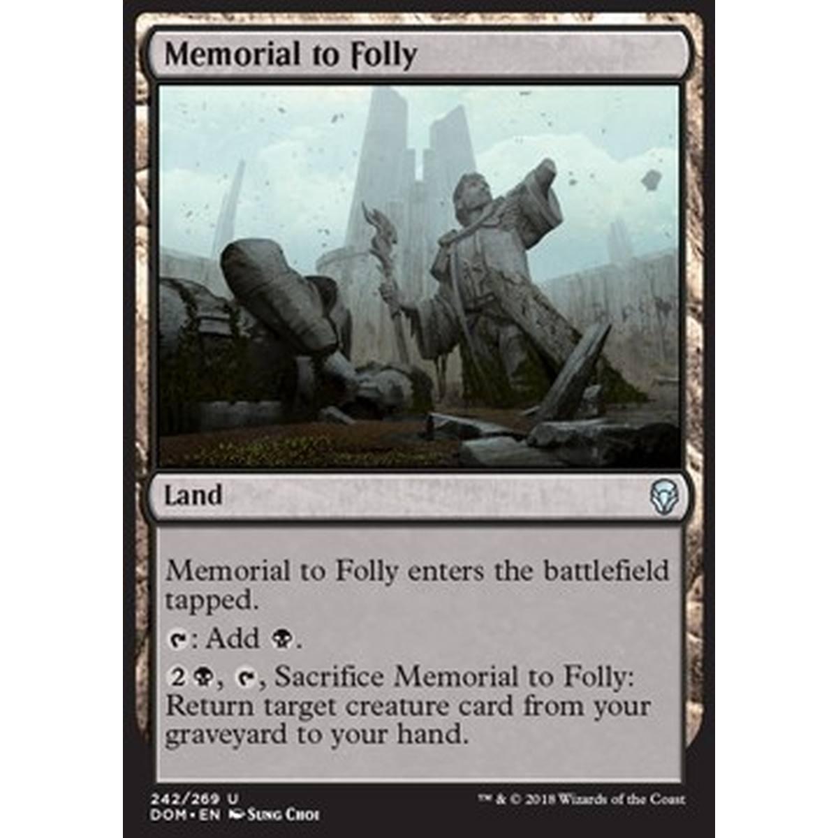Memorial to Folly - Memorial to Folly - [DOM] [NM] [Foil]