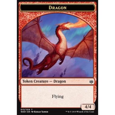 Dragon Token (Red 4/4) - Dragon Token (Red 4/4) - [WAR] [NM]