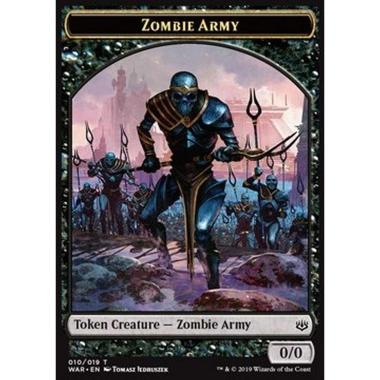 Zombie Army Token (Black 0/0) (V.3) - Zombie Army Token (Black 0/0) (V.3) - [WAR] [NM]