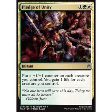 Pledge of Unity - Voto di UnitÃ - [WAR] [NM] [Foil]