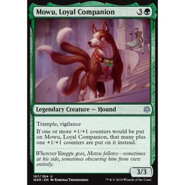 Mowu, Loyal Companion - Mowu, Compagno Fedele - [WAR] [NM] [Foil]
