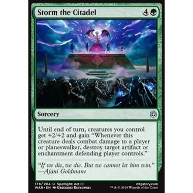 Storm the Citadel - Assaltare la Cittadella - [WAR] [NM] [Foil]