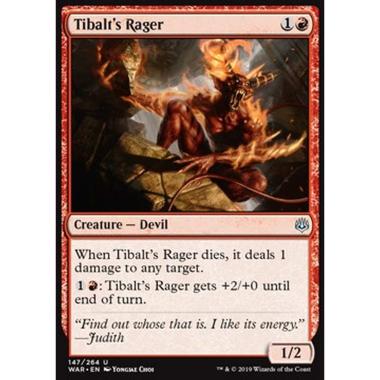 Tibalt's Rager - Furibondo di Tibalt - [WAR] [NM] [Foil]
