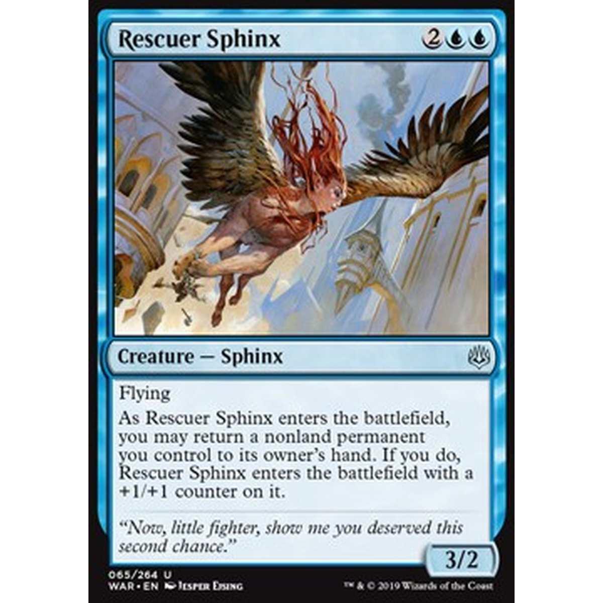 Rescuer Sphinx - Sfinge Salvatrice - [WAR] [NM] [Foil]