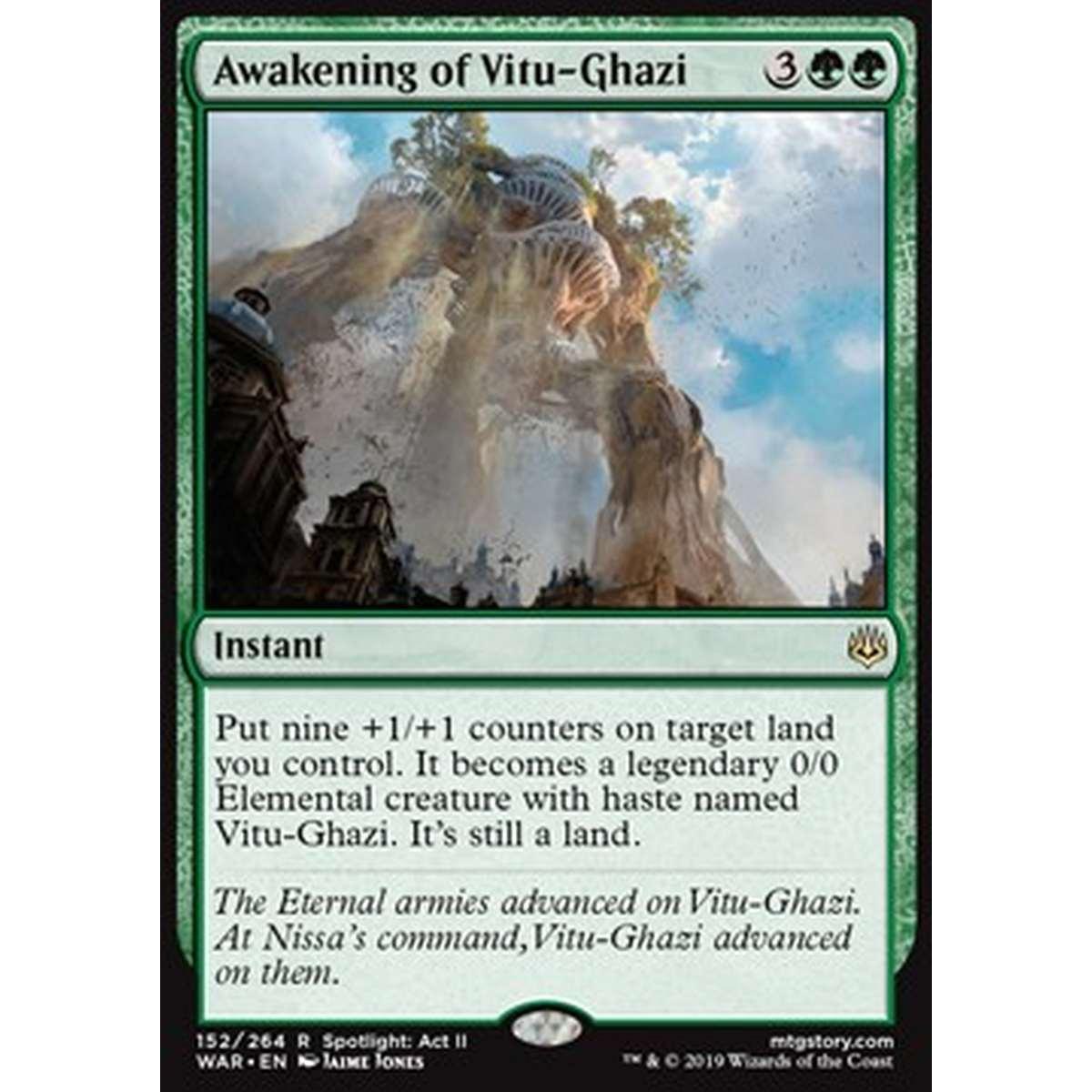 Awakening of Vitu-Ghazi - Risveglio di Vitu-Ghazi - [WAR] [NM]