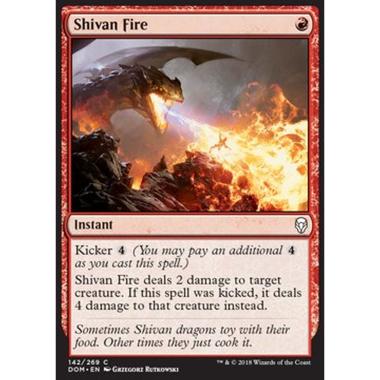 Shivan Fire - Shivan Fire - [DOM] [NM] [Foil]