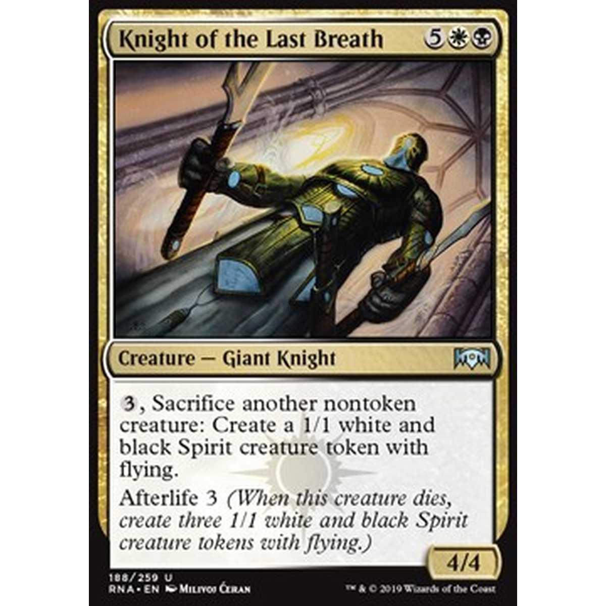 Knight of the Last Breath - Cavaliere dell'Ultimo Respiro - [RNA] [NM] [Foil]